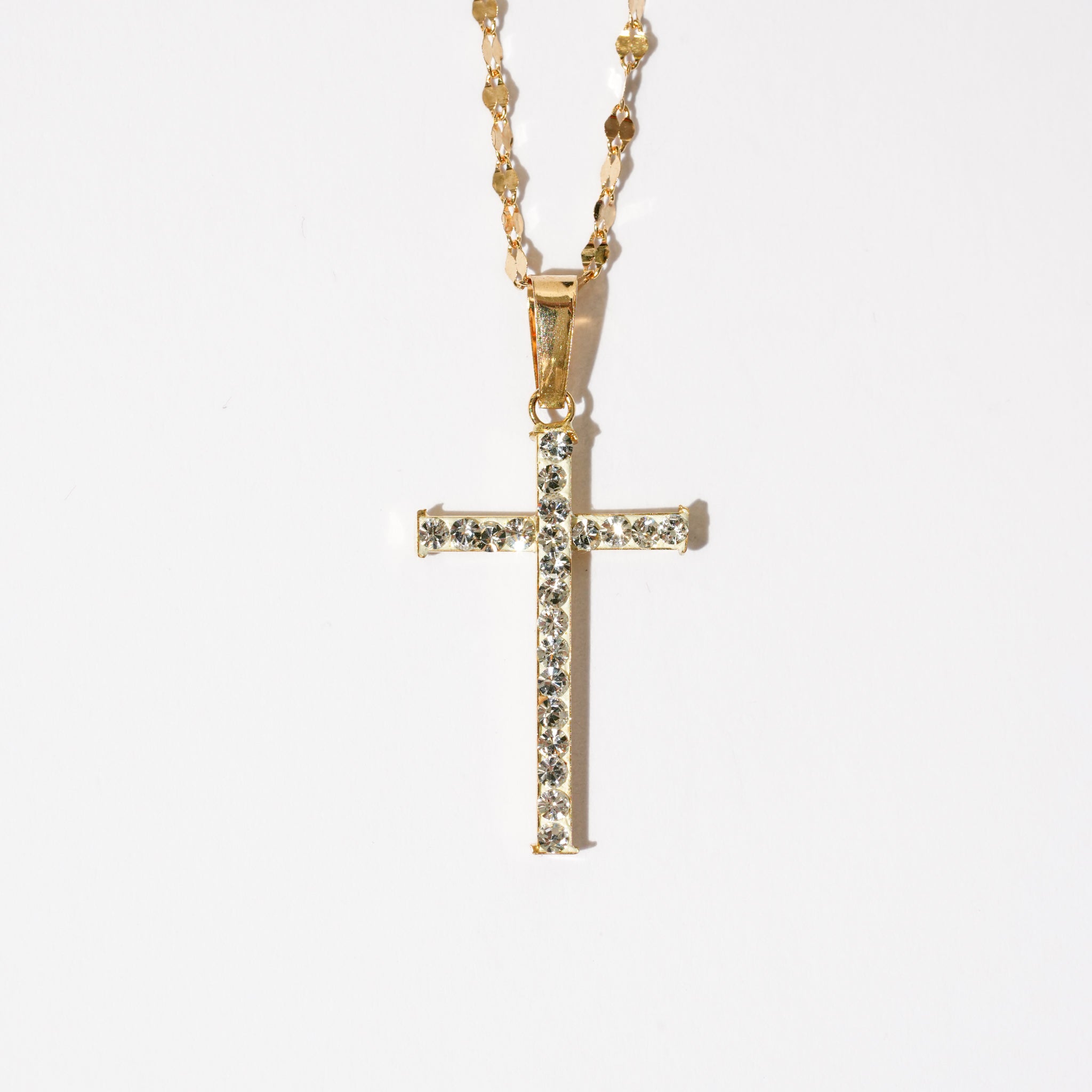 Collana croce in oro 18kt