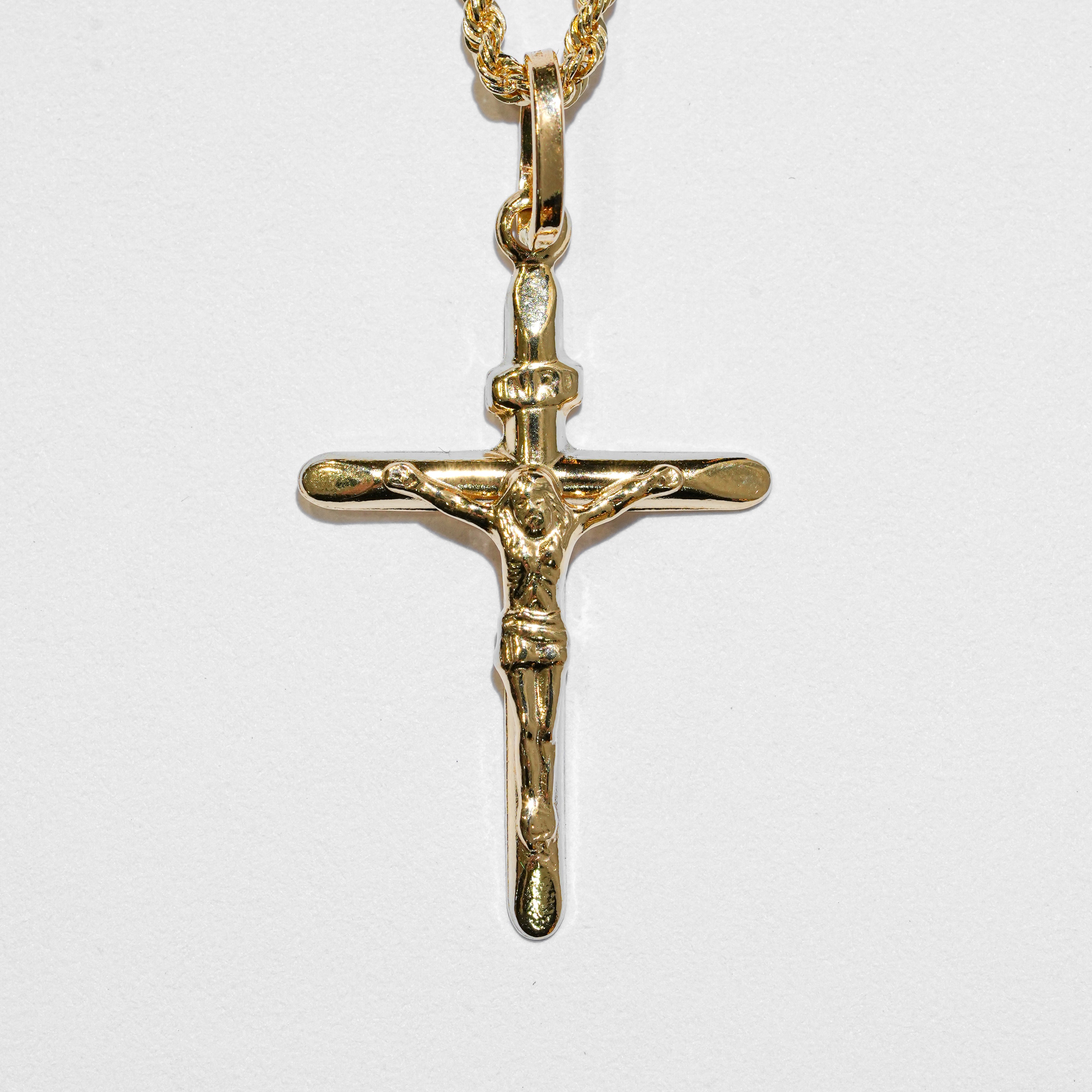 Collana con croce in oro 18Kt