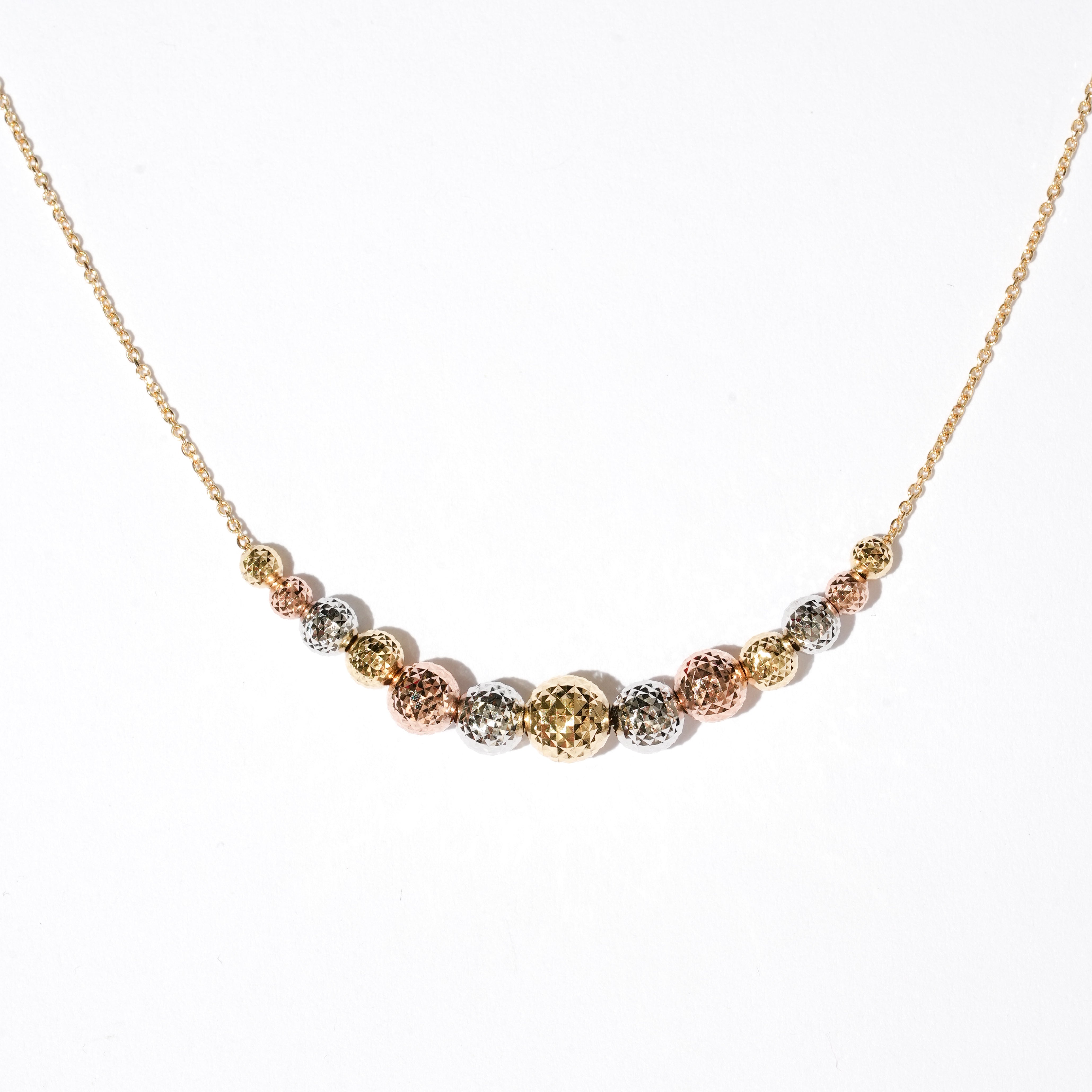 Collana in oro 18Kt a 3 colori
