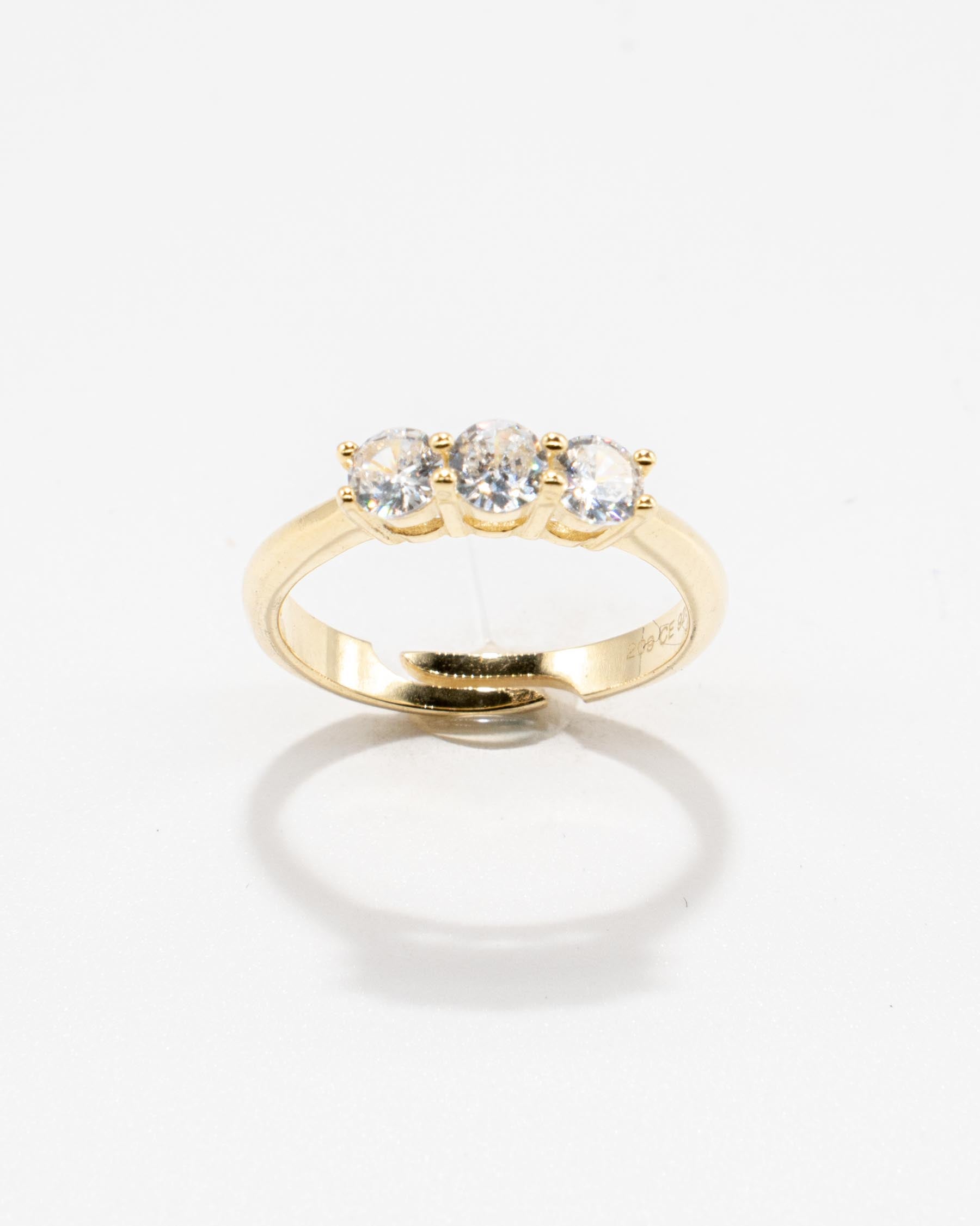 Anello regolabile dorato