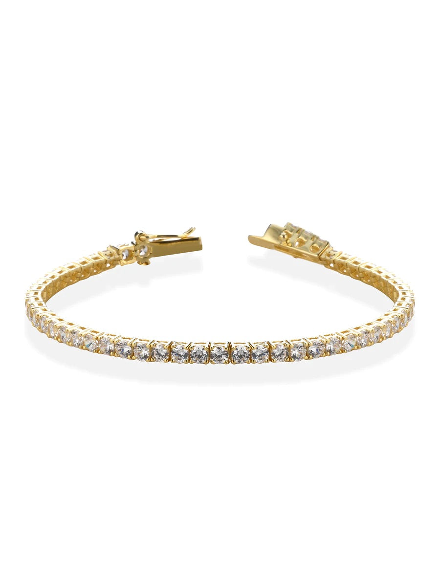 Tennis in argento colorazione oro