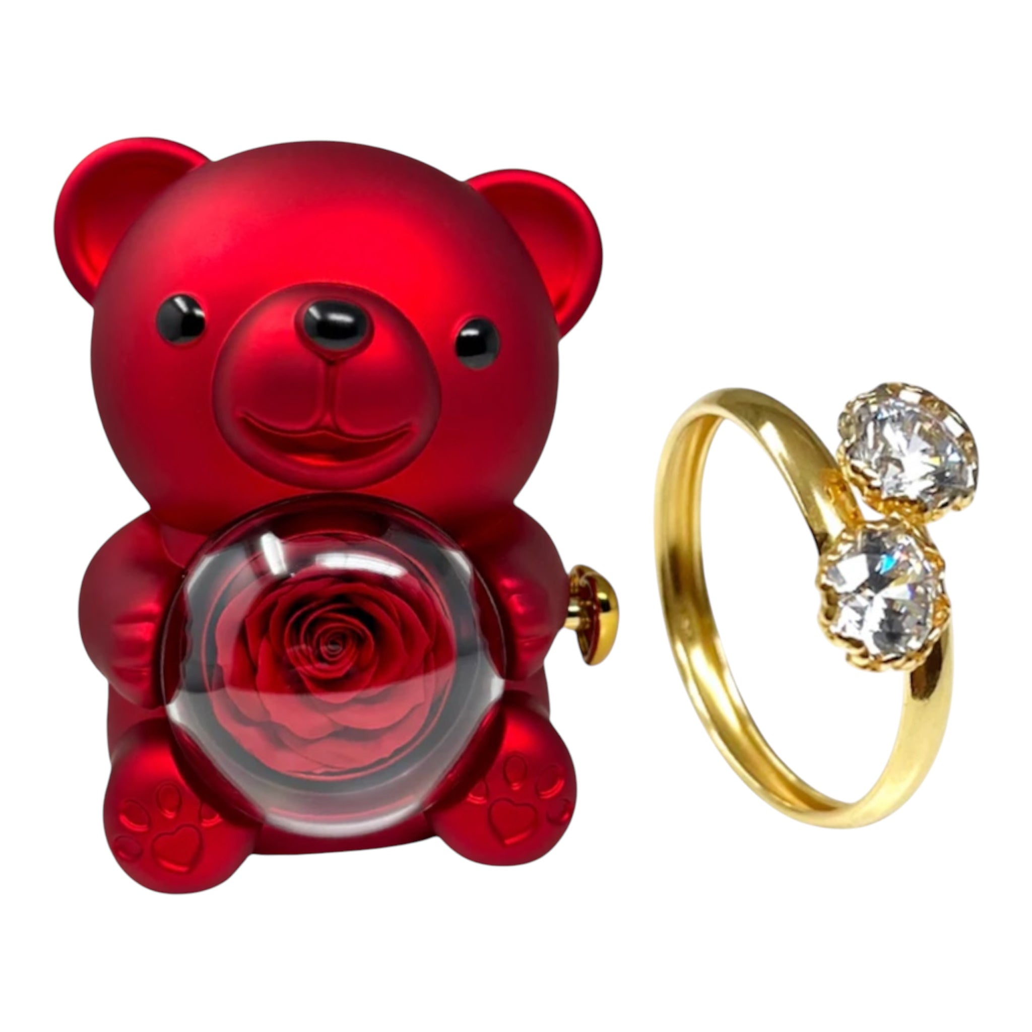 Box teddy + anello bilogy in oro 18kt