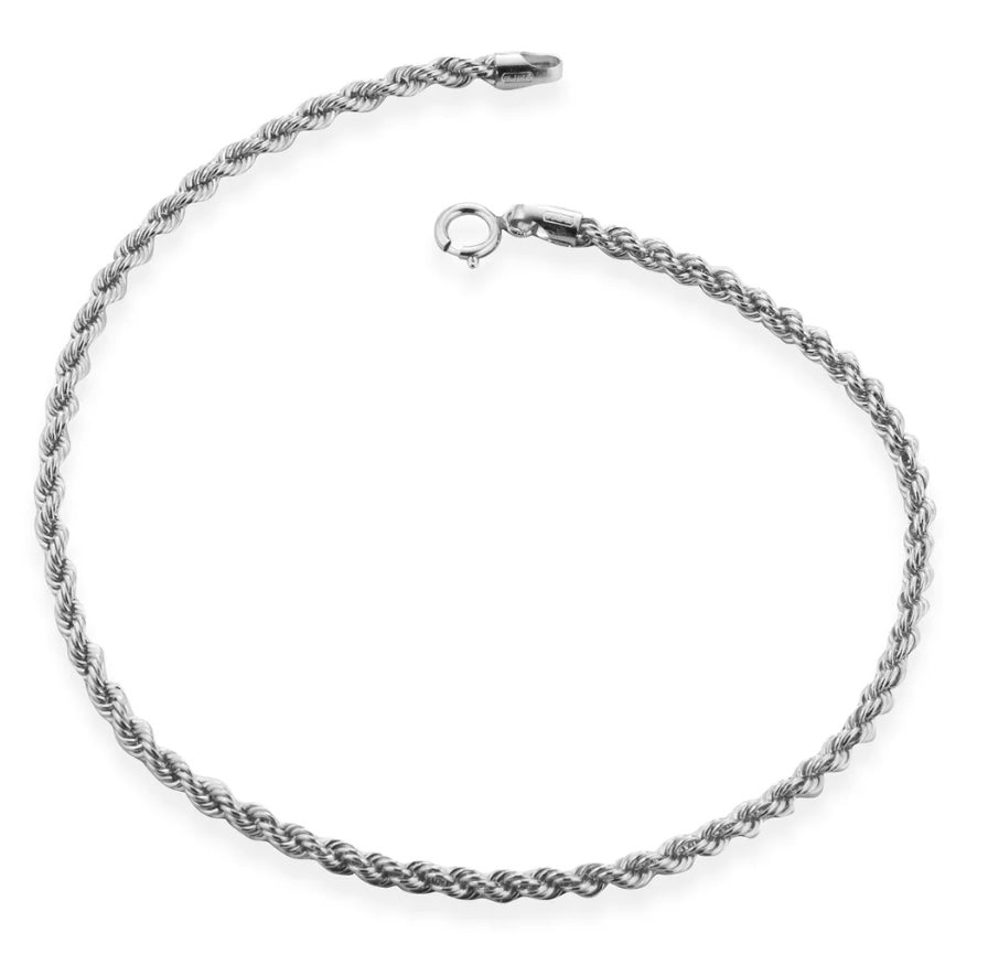 Bracciale corda in argento 925