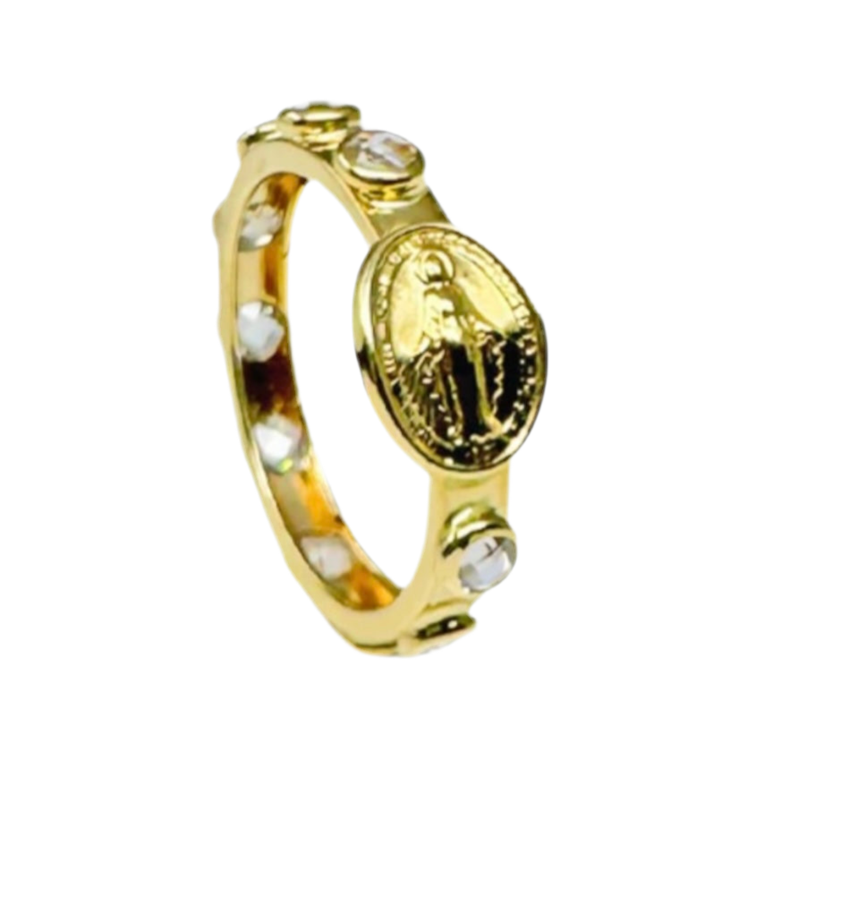 Anello a Rosario in oro 18kt