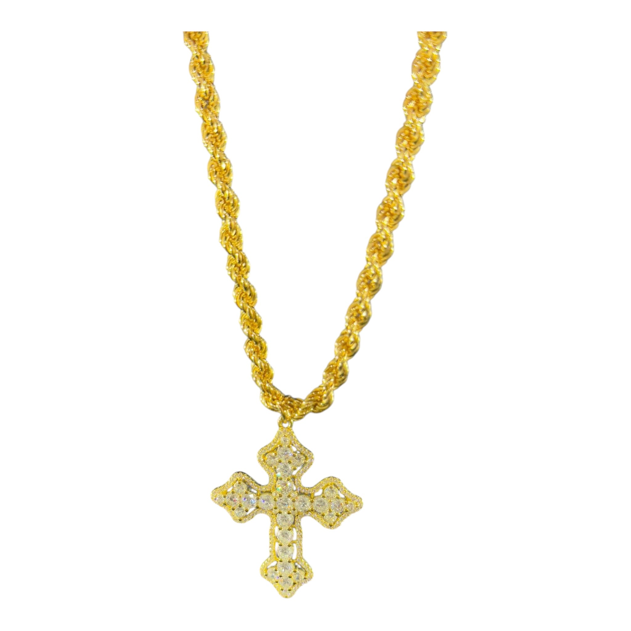 Collana con croce in argento 925