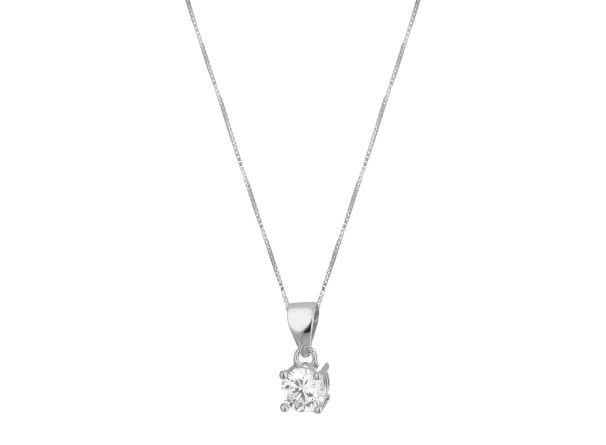 Collana punto luce in argento 925