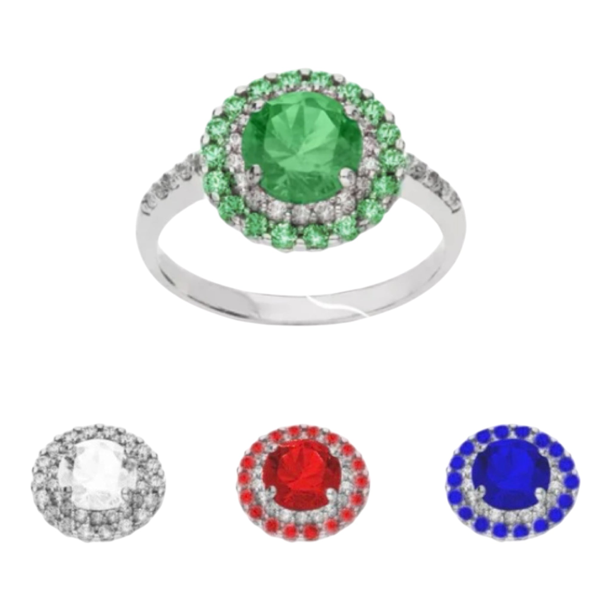 Anello intercambiabile in argento 925