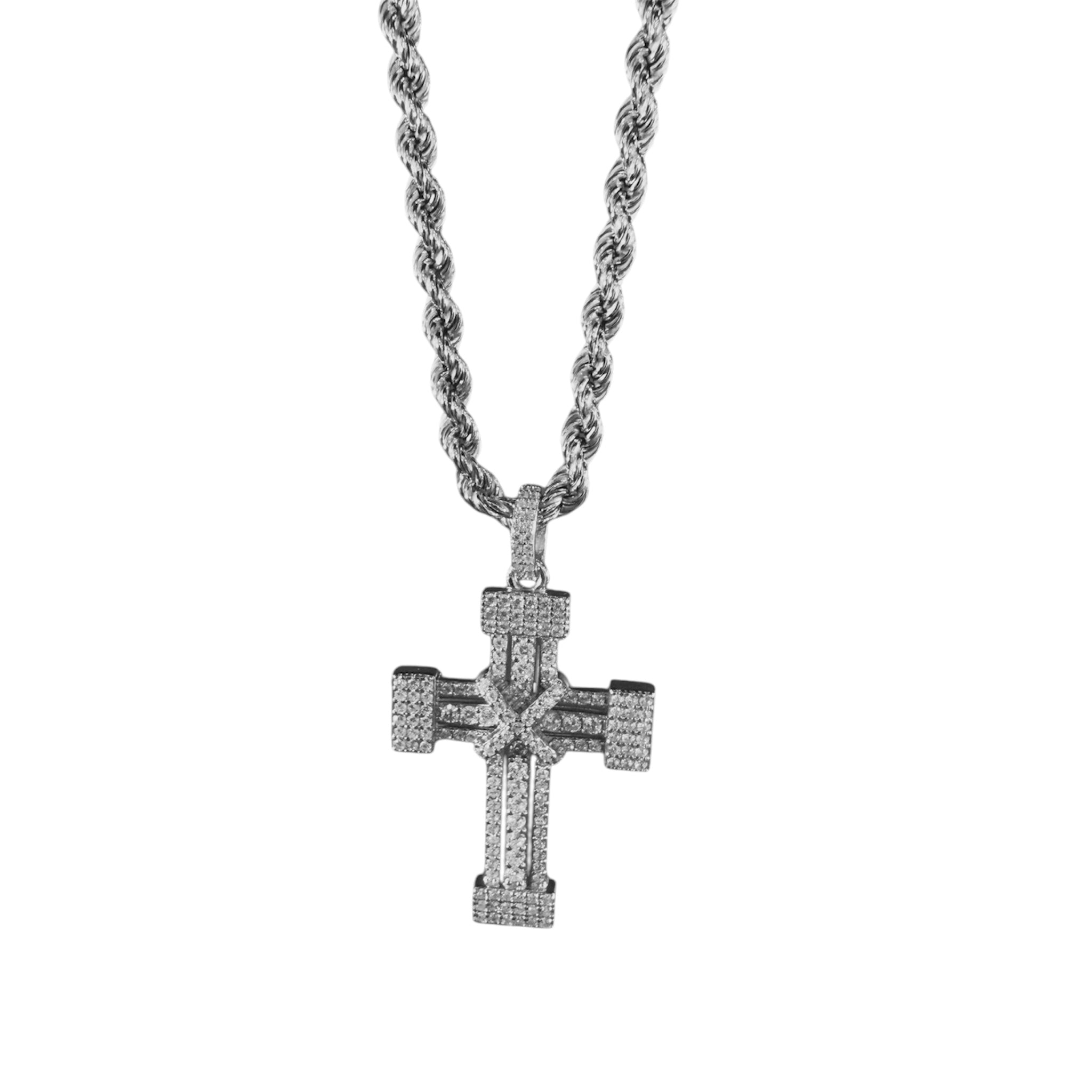 Collana con croce in argento 925