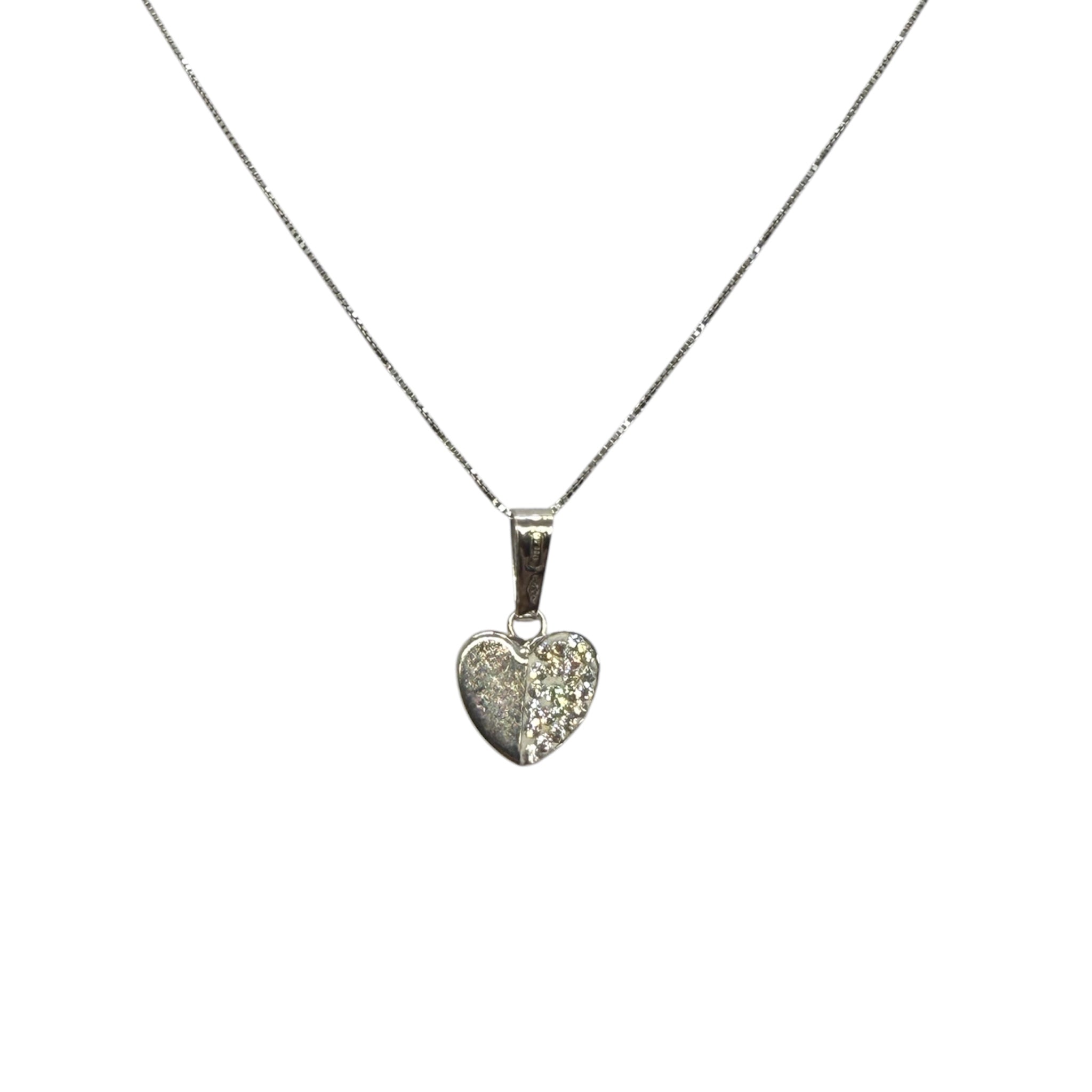 Collana con cuore in oro 18kt