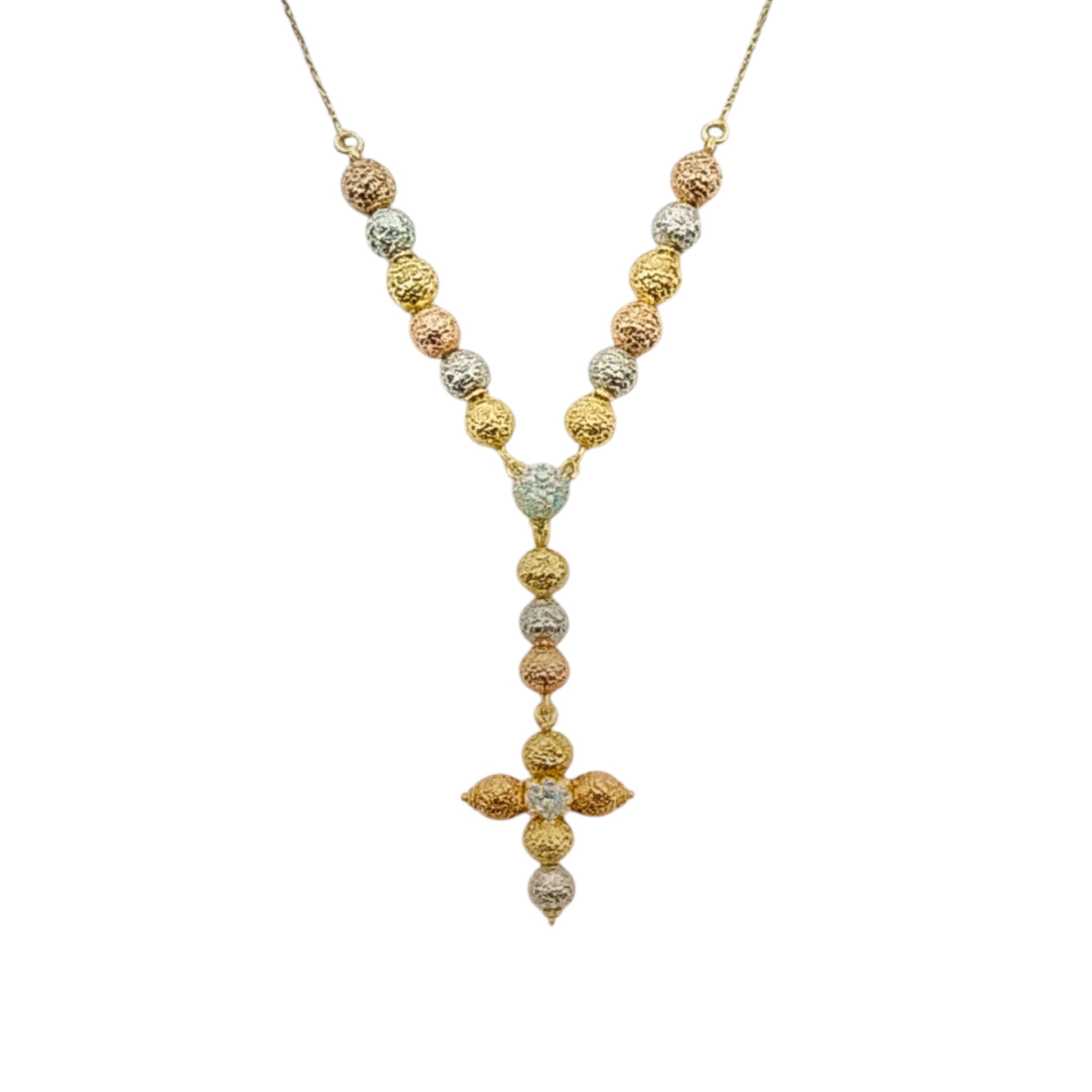 Rosario milleluci in oro 18kt