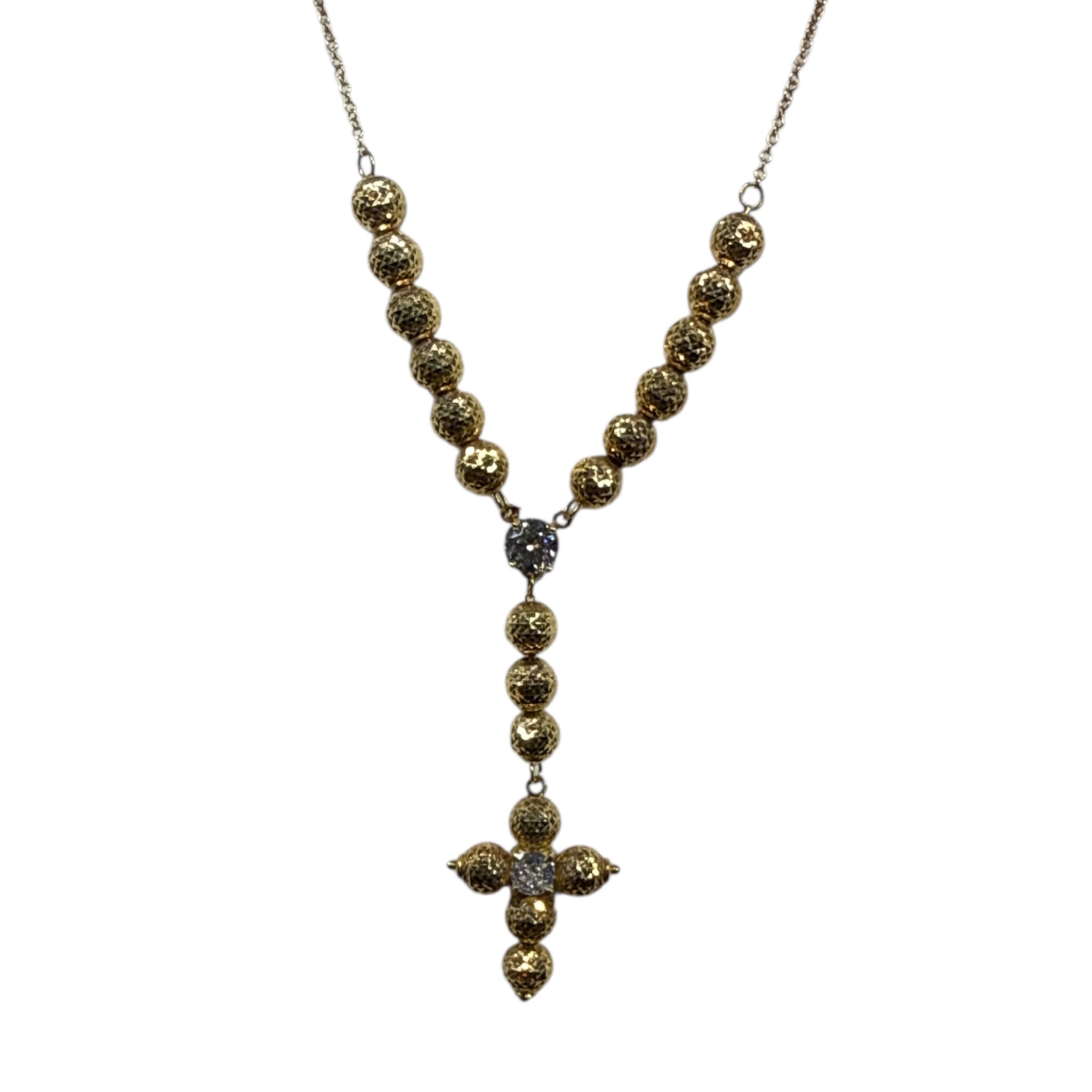 Rosario milleluci in oro 18kt