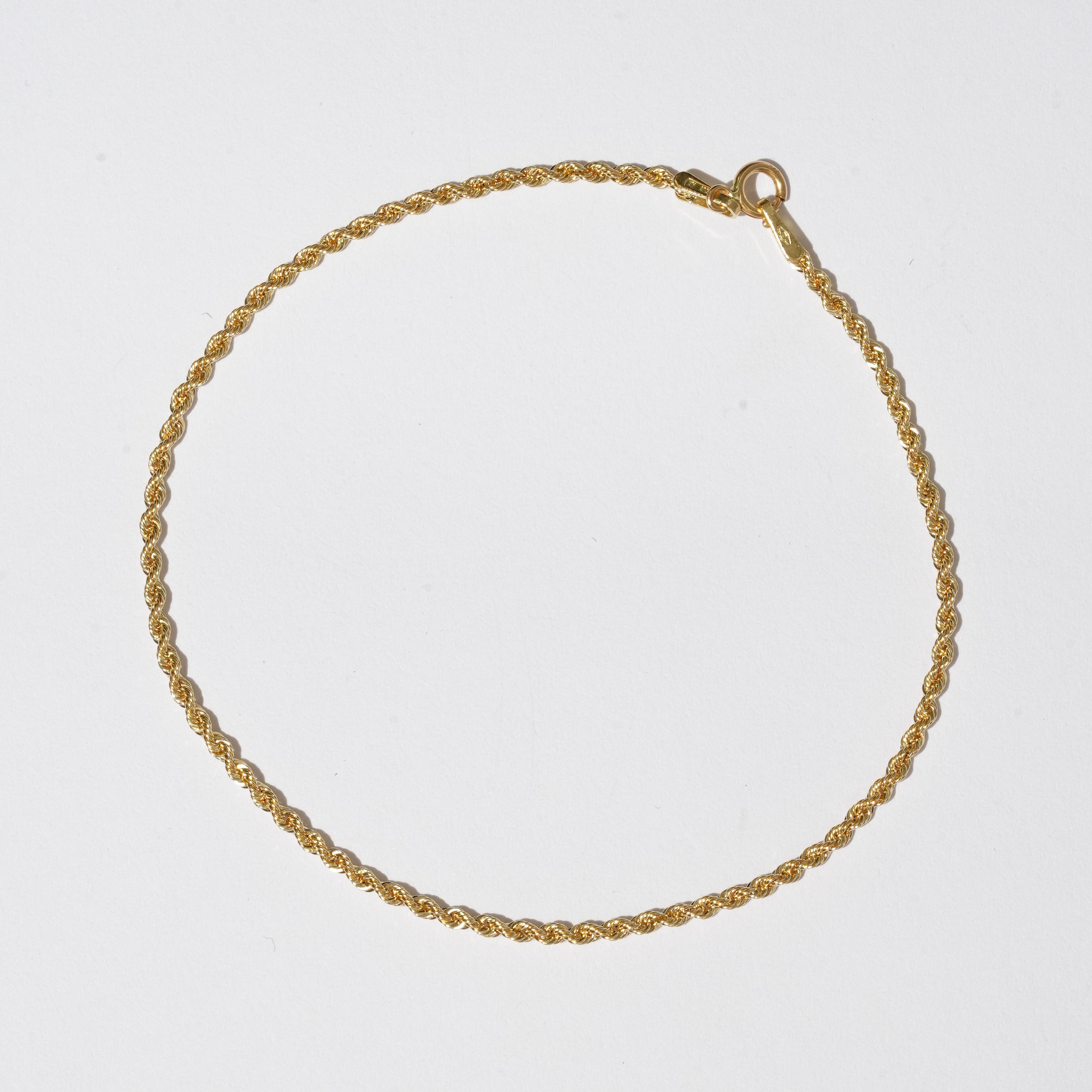 Bracciale a corda in oro 18Kt