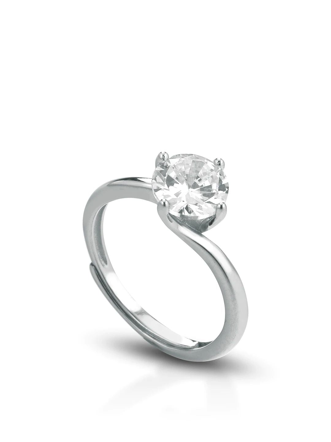 ANELLO SOLITARIO SILVER